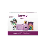 Fujifilm INSTAX Mini 7+ Bundle (10-Pack Film, Album, Camera Case, Stickers), Light Pink, Brand New Condition