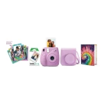 Fujifilm INSTAX Mini 7+ Bundle (10-Pack Film, Album, Camera Case, Stickers), Light Pink, Brand New Condition